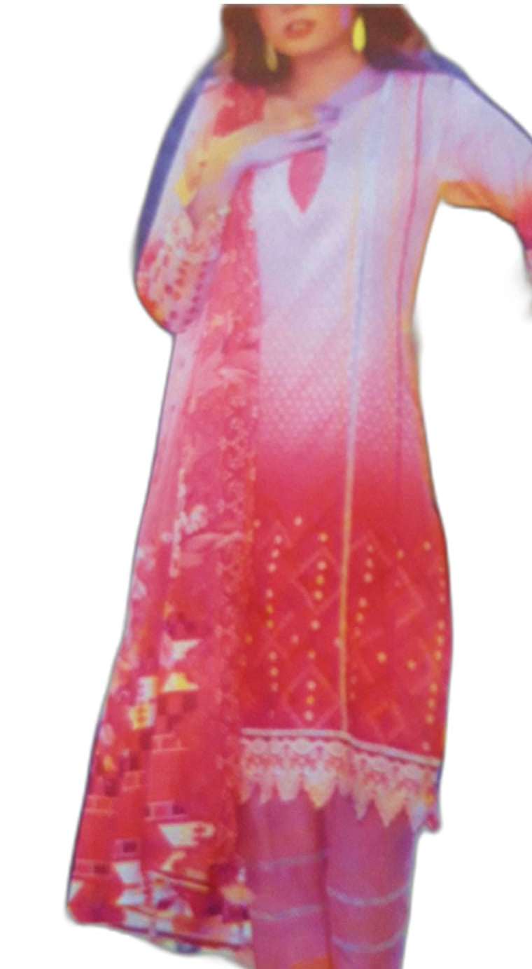 Pakistani lawn cotton digital printed products