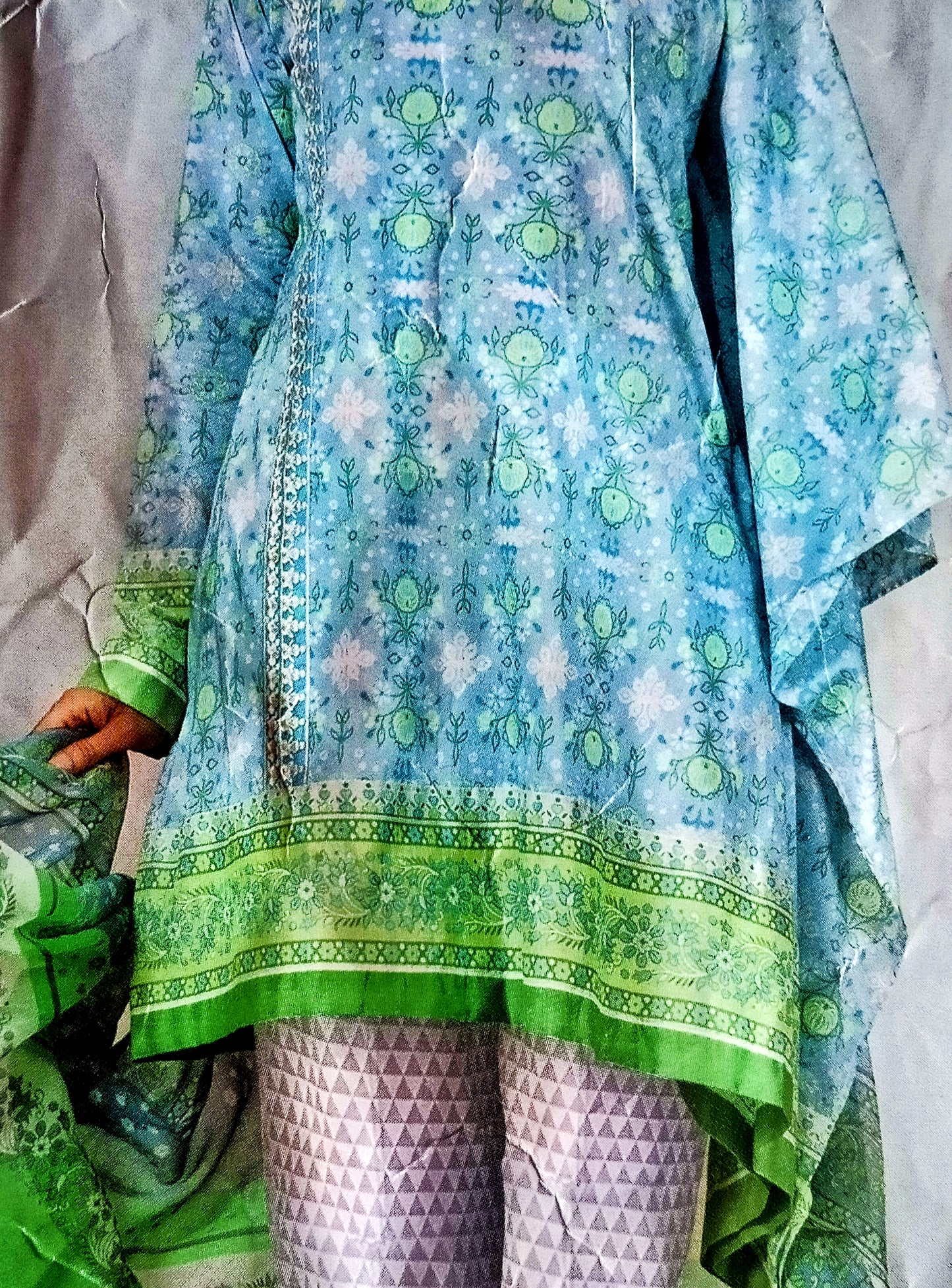 Pakistani lawn cotton digital printed suit